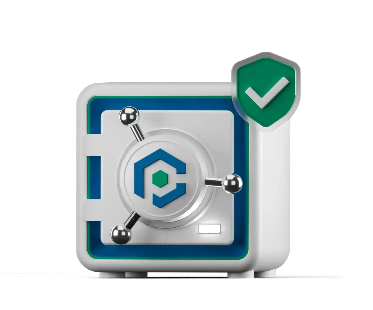 3D secure vault, for preserving logs and a copy of the server