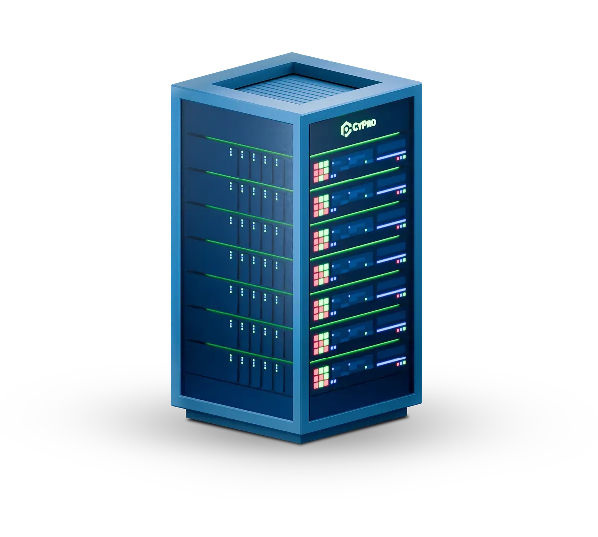 3D server rack, for the prefork MPM's one process per request