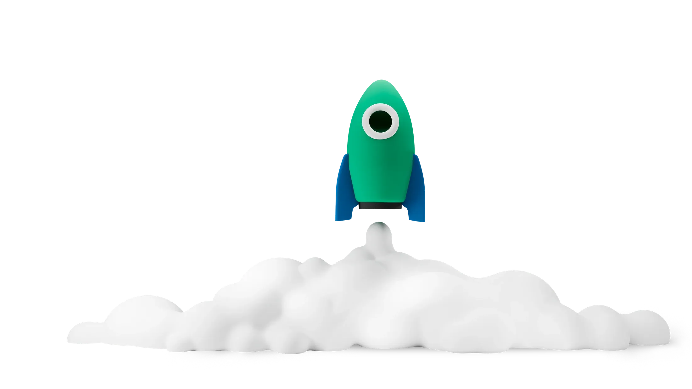 3D rocket lifting off, for LiteSpeed